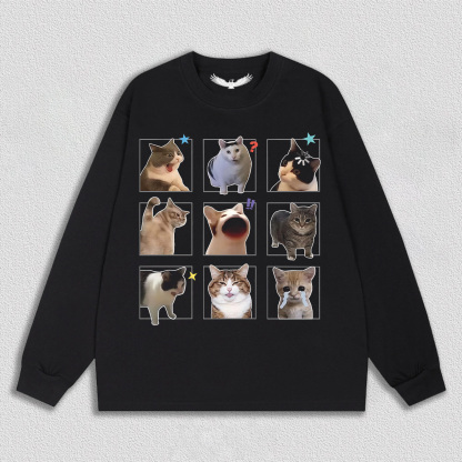 Fun Cat Expression T-Shirt