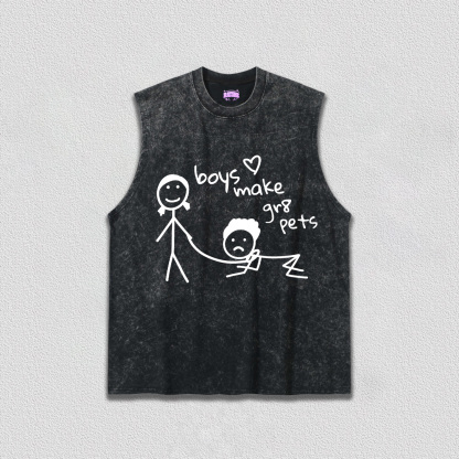 BOY MAKE GR8 PETS TEE