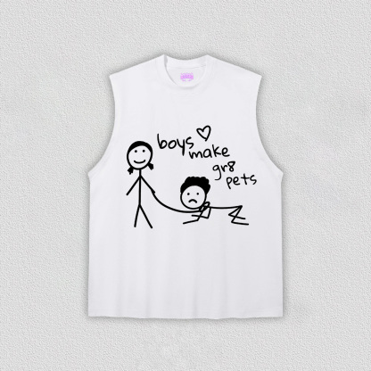 BOY MAKE GR8 PETS TEE