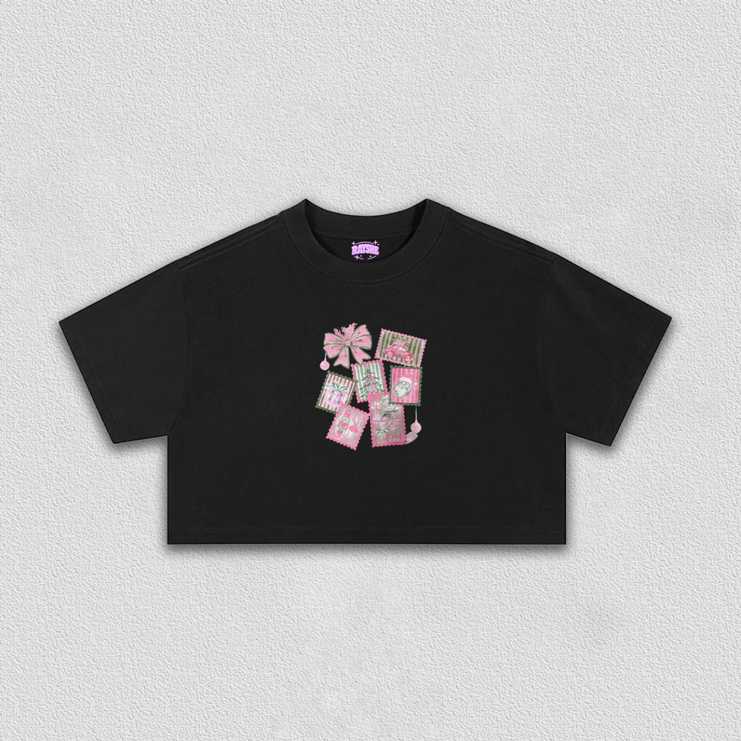 Christmas Collection Crop Tee-1