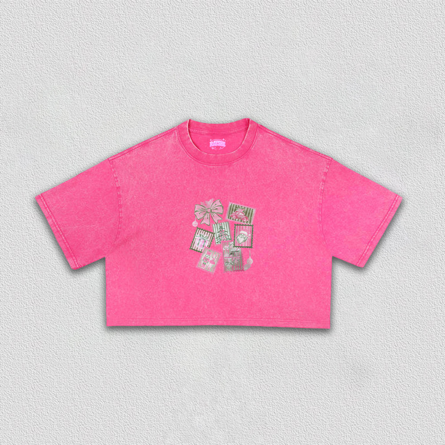 Christmas Collection Crop Tee-1