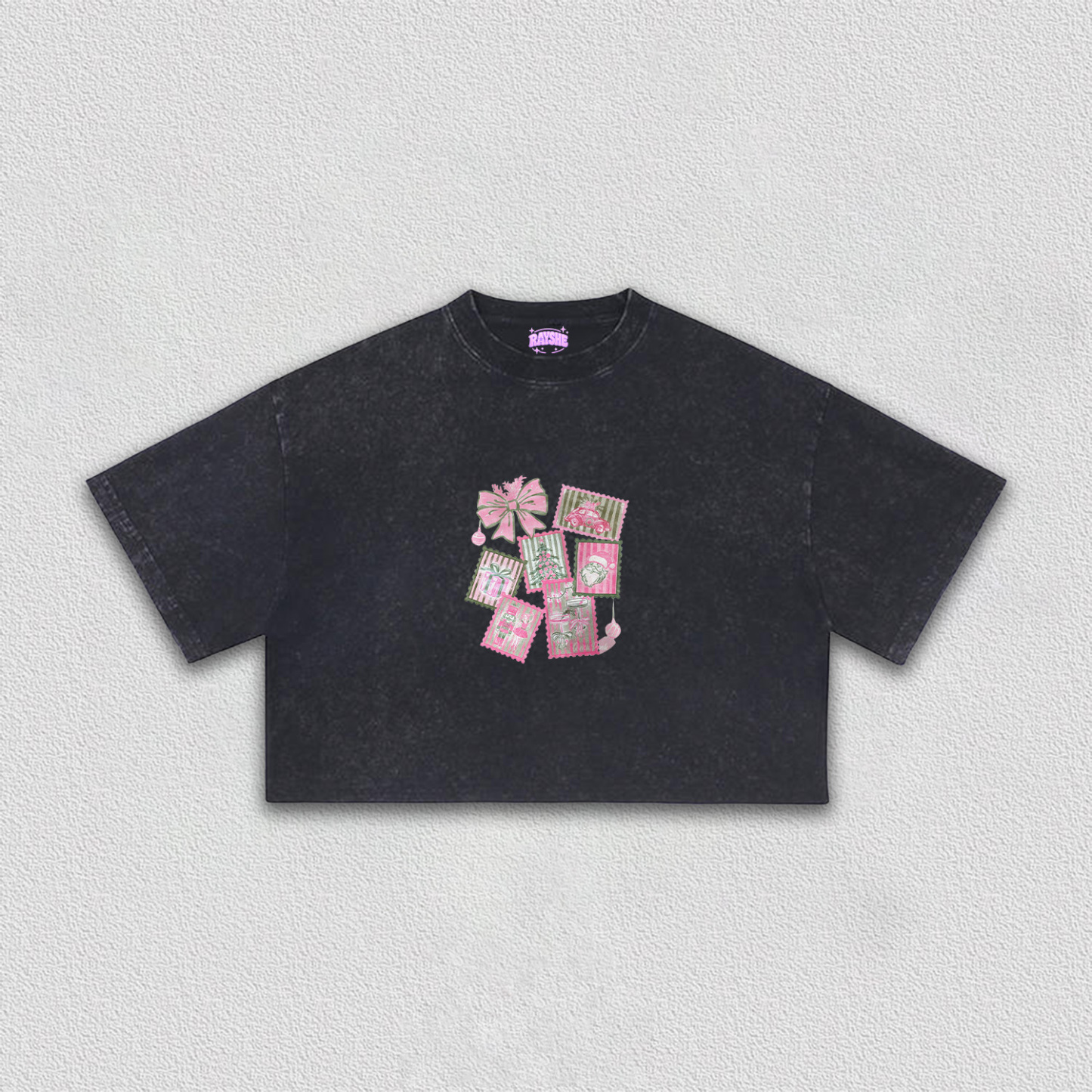 Christmas Collection Crop Tee-1