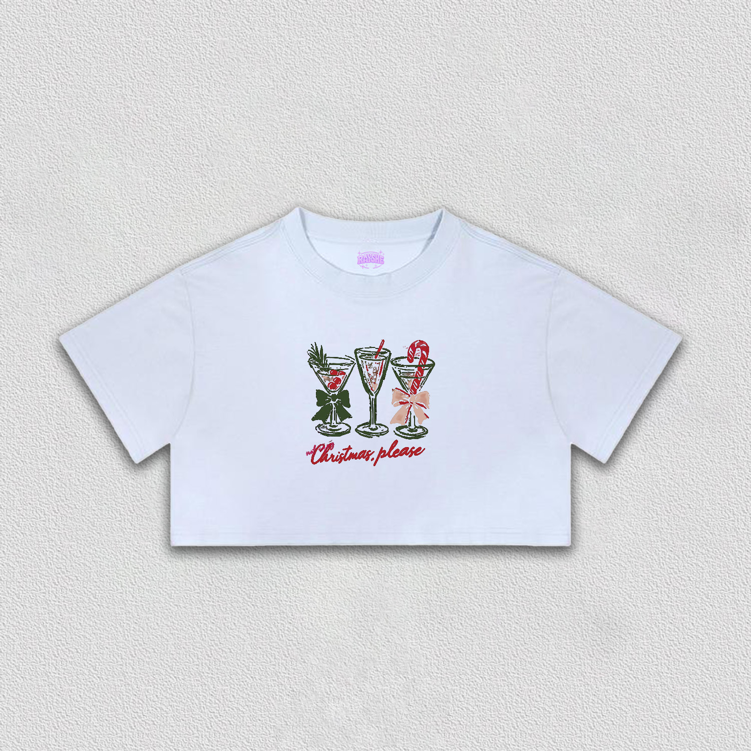 Christmas Collection Crop Tee-4
