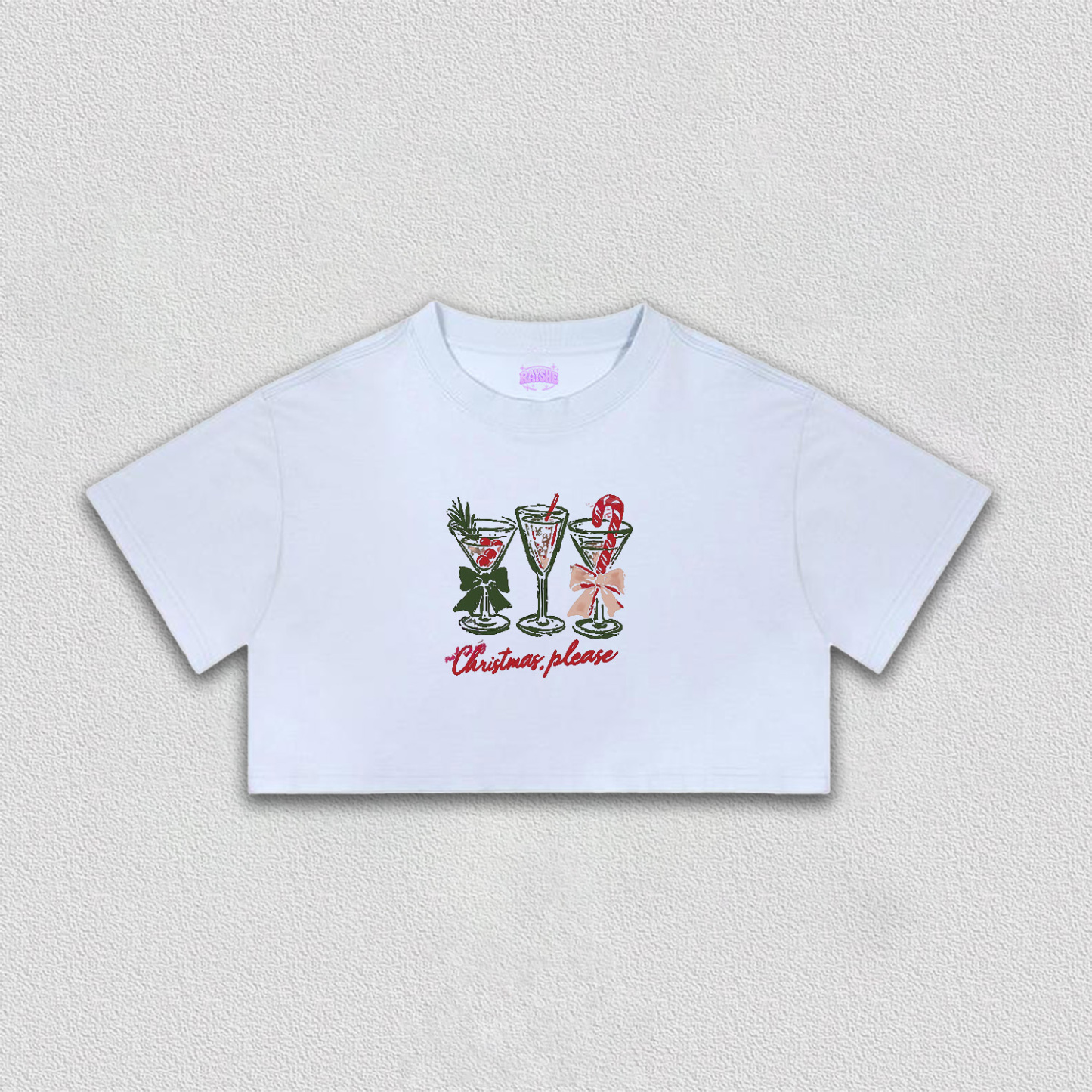 Christmas Collection Crop Tee-4