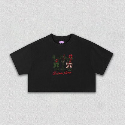 Christmas Collection Crop Tee-4