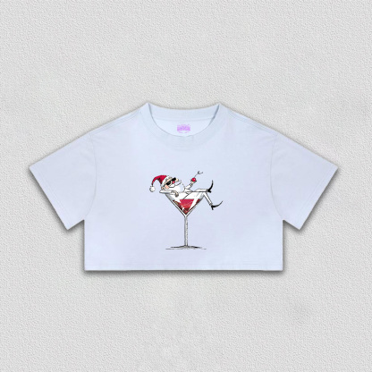 Christmas Collection Crop Tee-2