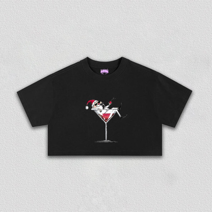 Christmas Collection Crop Tee-2