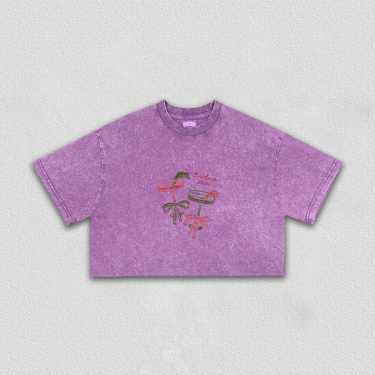 Christmas Collection Crop Tee-3