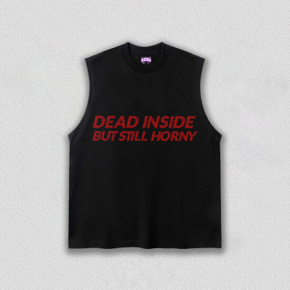 Dead Inside But Still Thirsty Y2K TEE