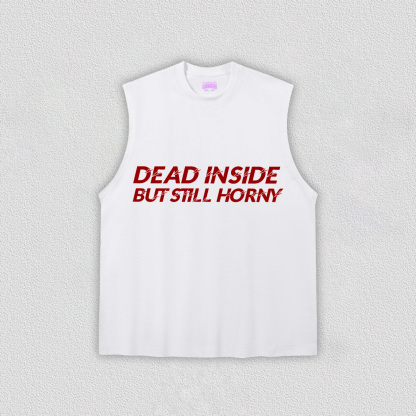 Dead Inside But Still Thirsty Y2K TEE