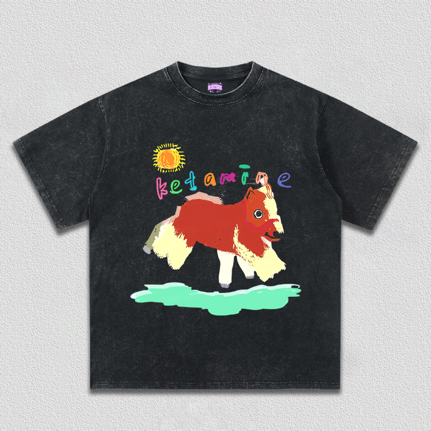 Delusional K Horse Y2K TEE