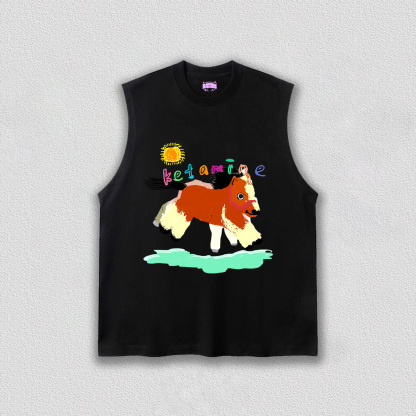 Delusional K Horse Y2K TEE