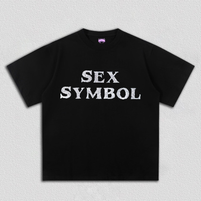 Glitter Sx Symbol Y2K TEE