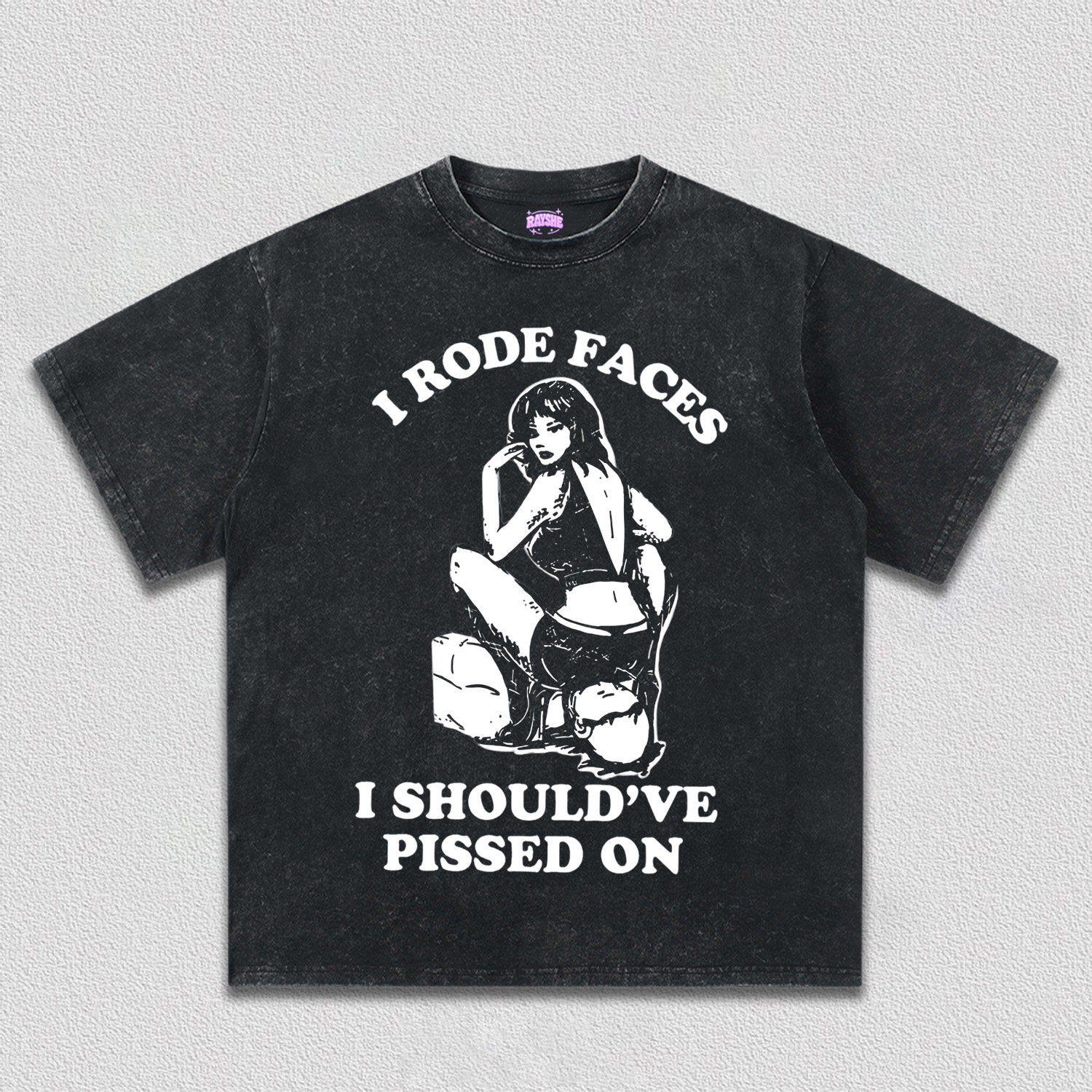 I Rode Faces Y2K TEE