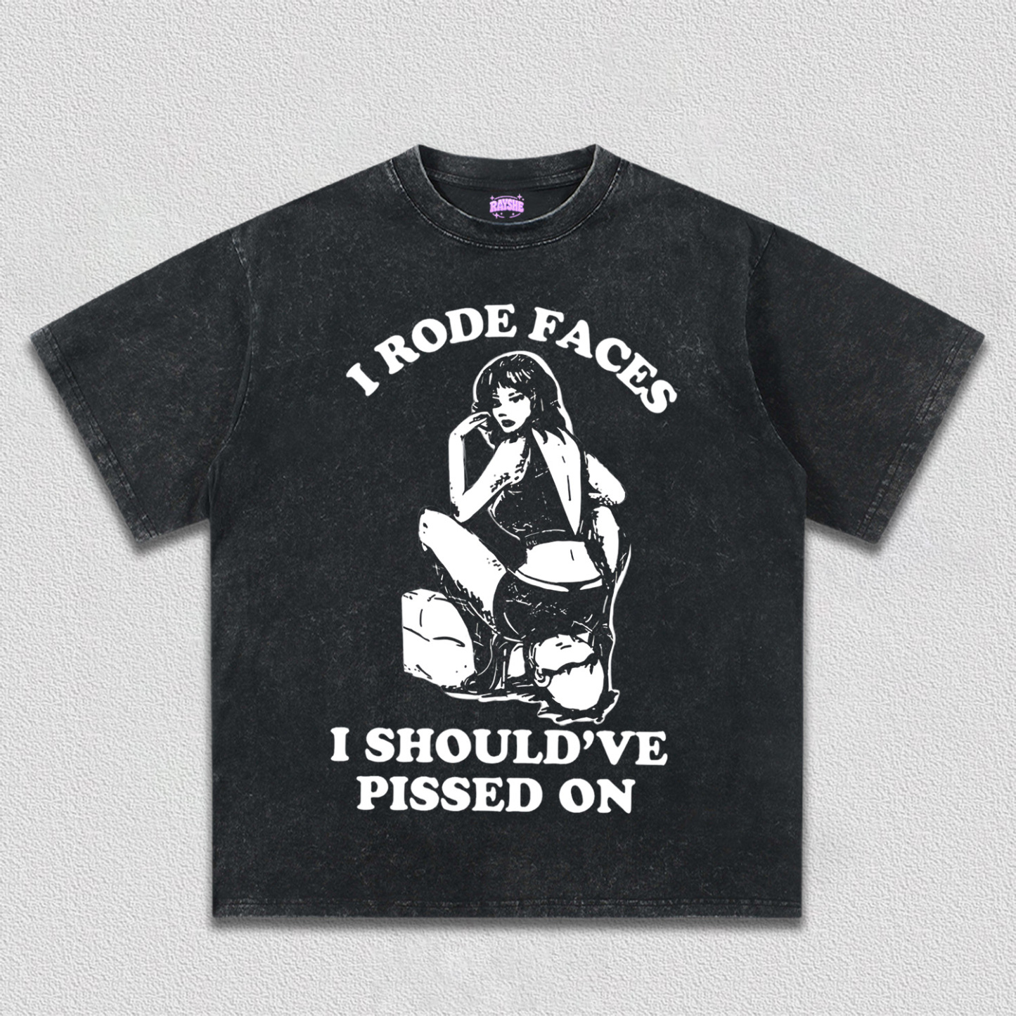I Rode Faces Y2K TEE