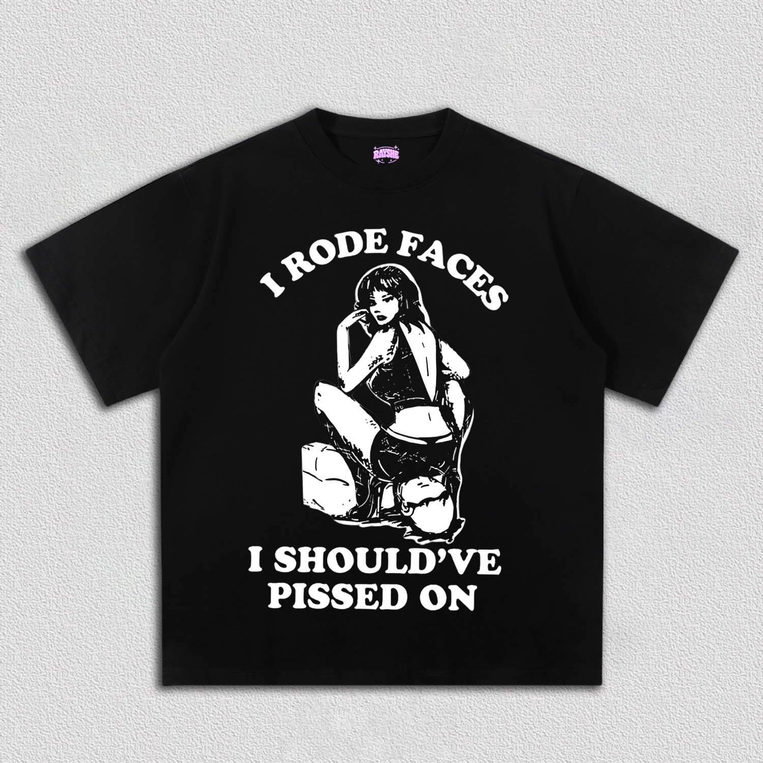 I Rode Faces Y2K TEE