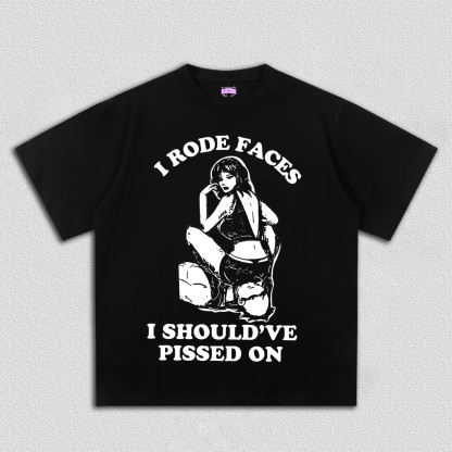 I Rode Faces Y2K TEE