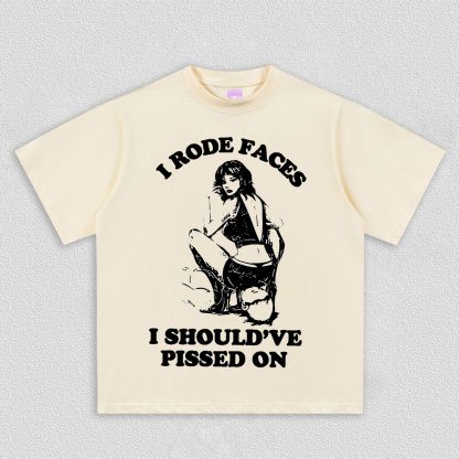 I Rode Faces Y2K TEE