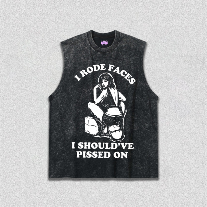 I Rode Faces Y2K TEE