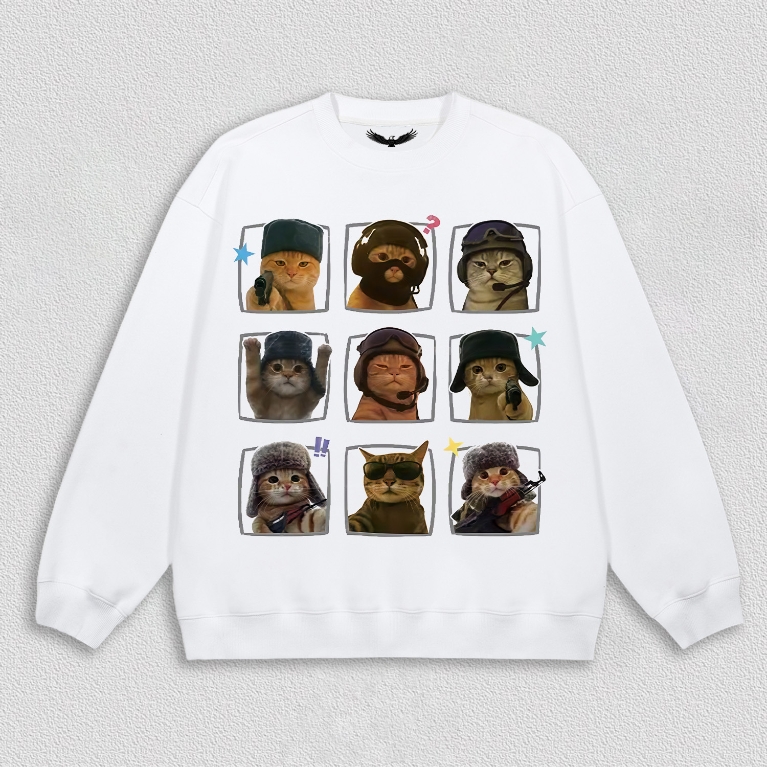 "Tactical Cat" Nine - Grid T-Shirt