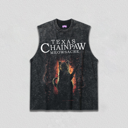 TEXAS CHAINPAW MEOWSACRE TEE