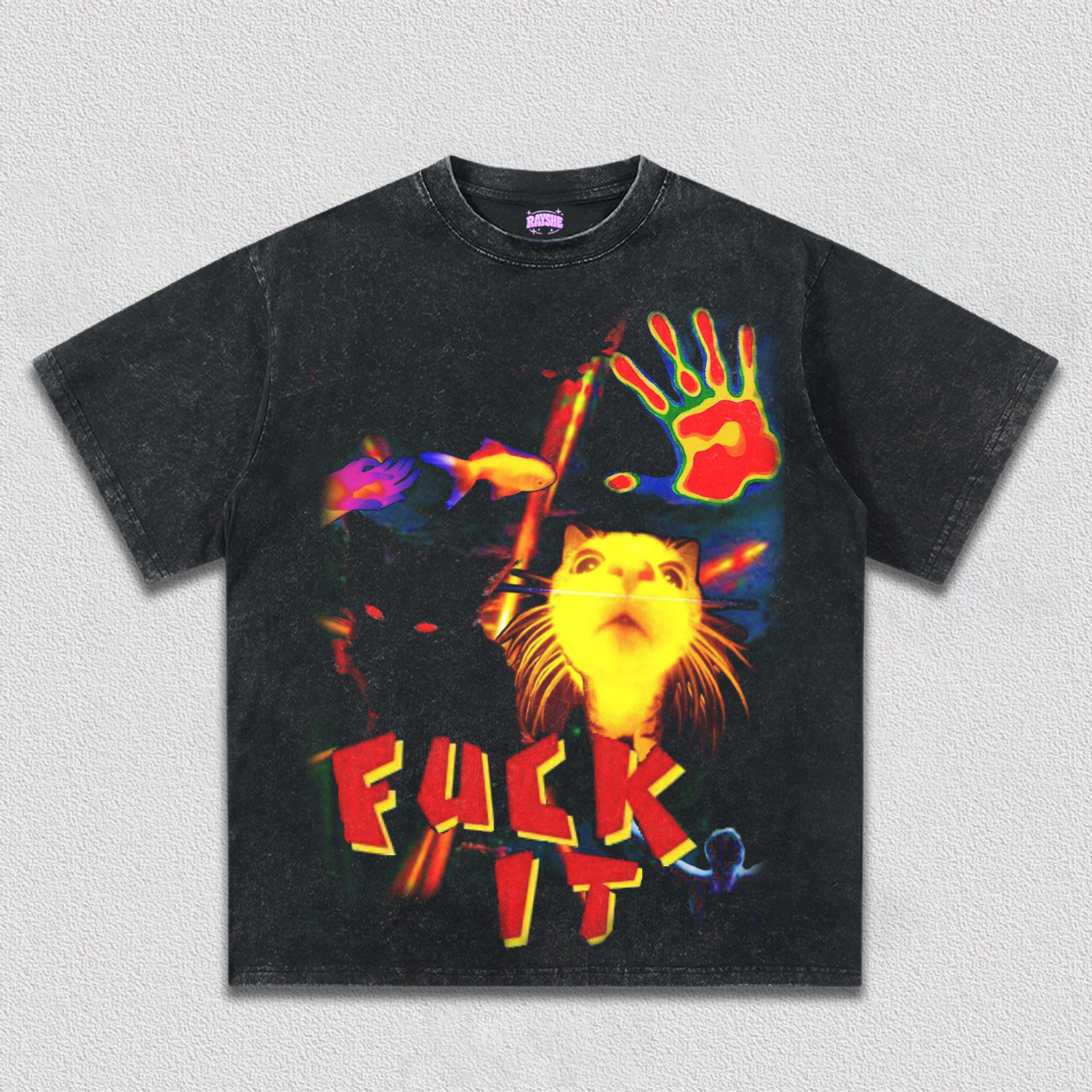 FUCK IT & CAT TEE