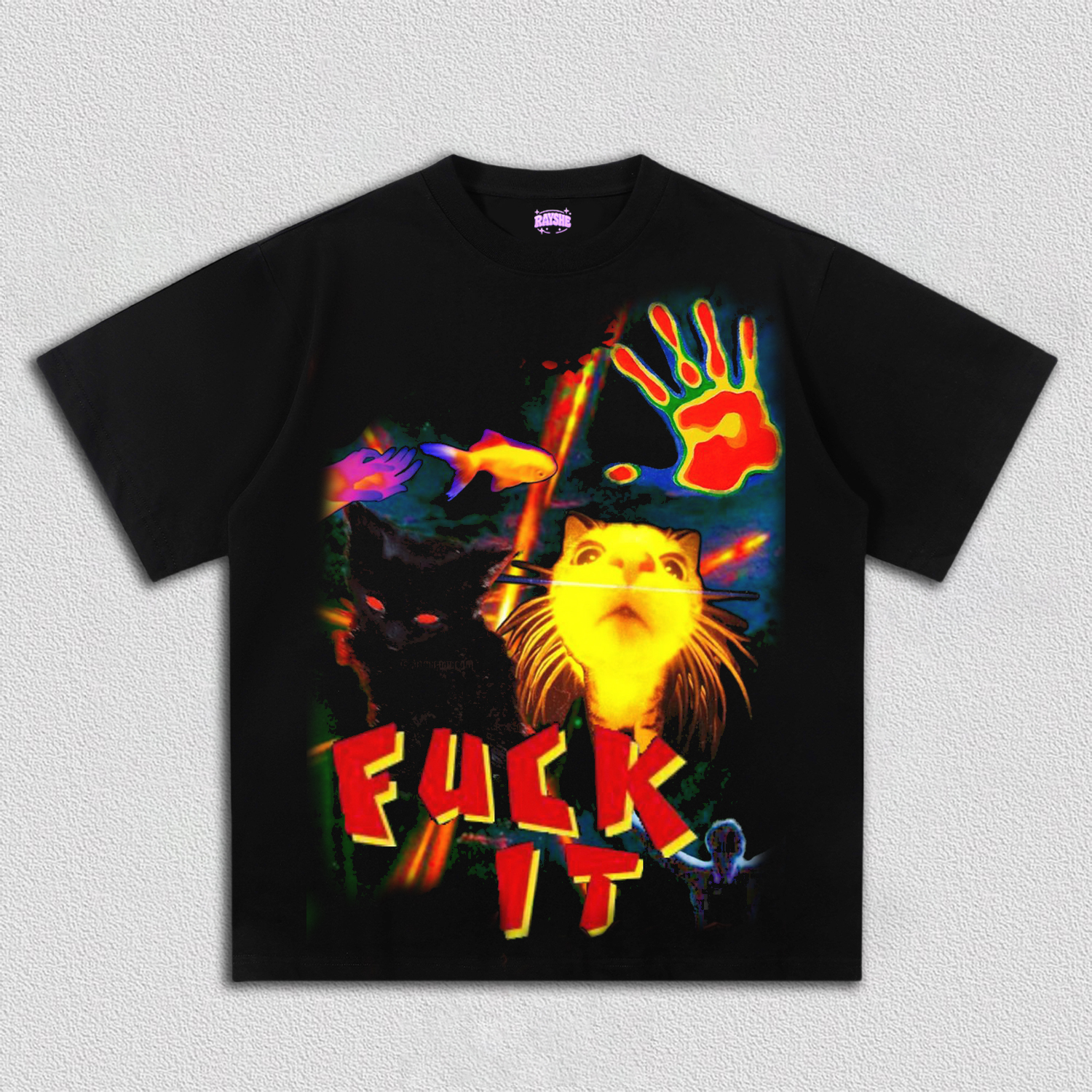 FUCK IT & CAT TEE