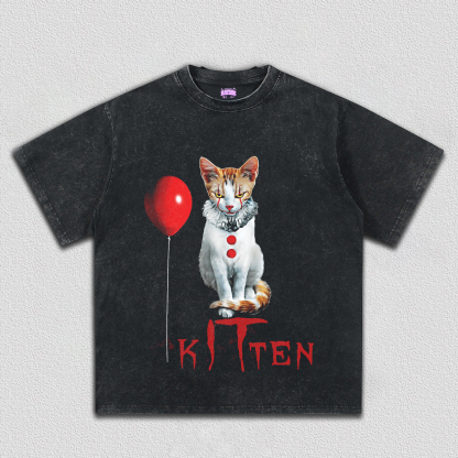 HALLOWEEN&KITTEN TEE