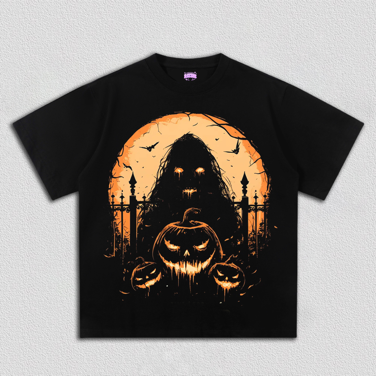 HALLOWEEN&PUMPKIN HEAD TEE