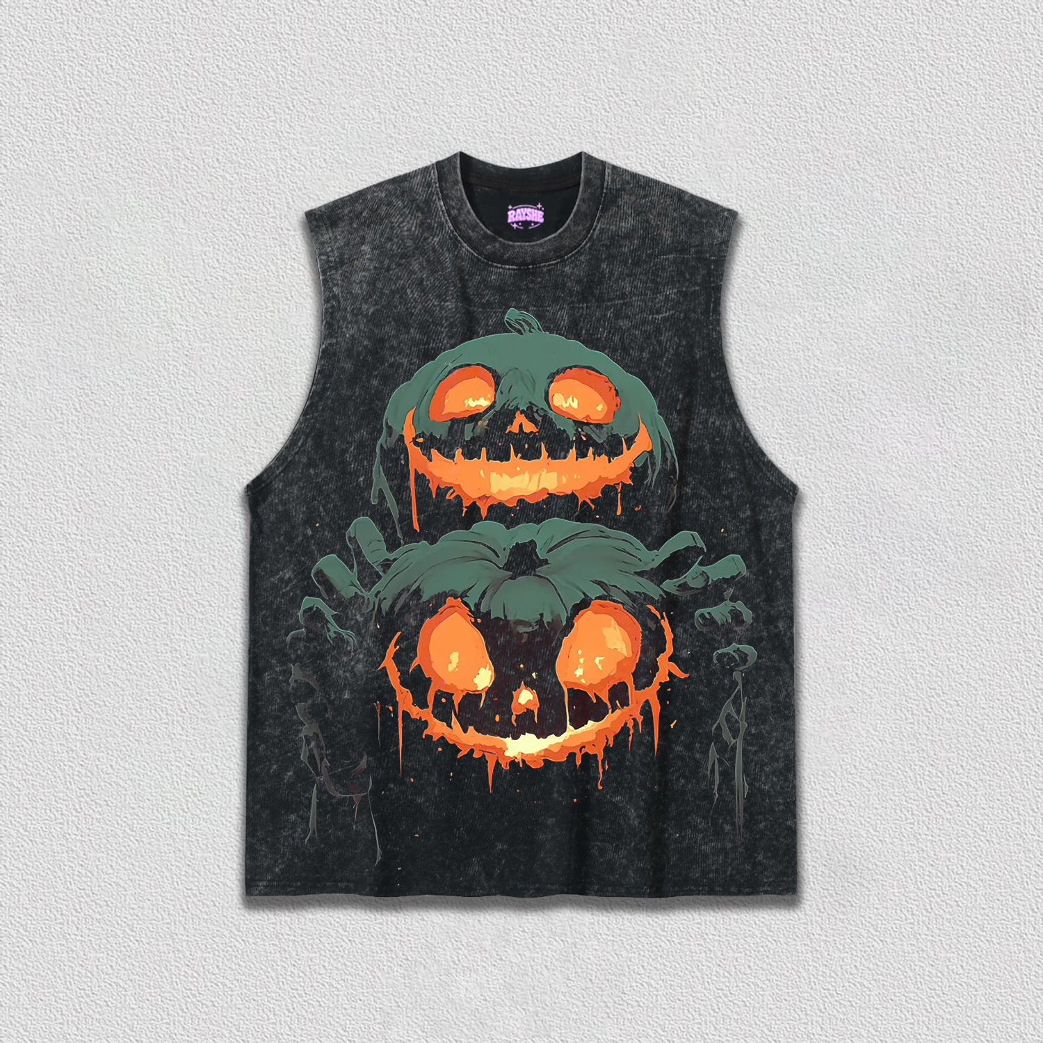 HALLOWEEN&PUMPKIN HEAD V1 TEE