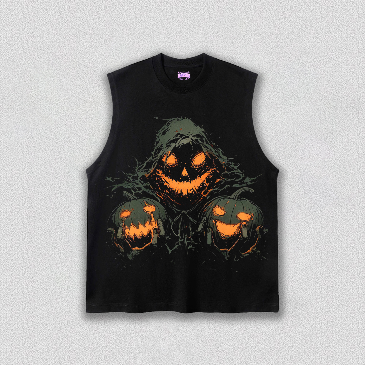 HALLOWEEN&PUMPKIN HEAD V2 TEE