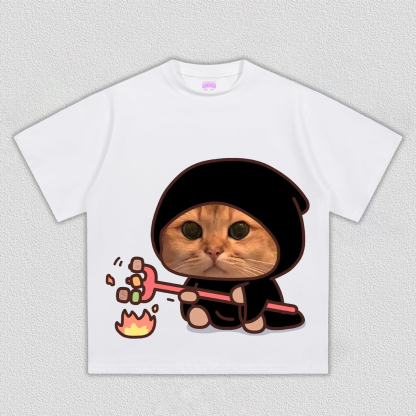 HALLOWEEN&CAT TEE