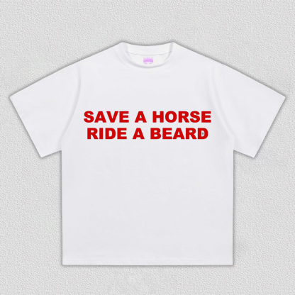 Ride A Beard Y2K TEE