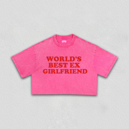 Best Ex Girlfriend Y2k Crop Tee