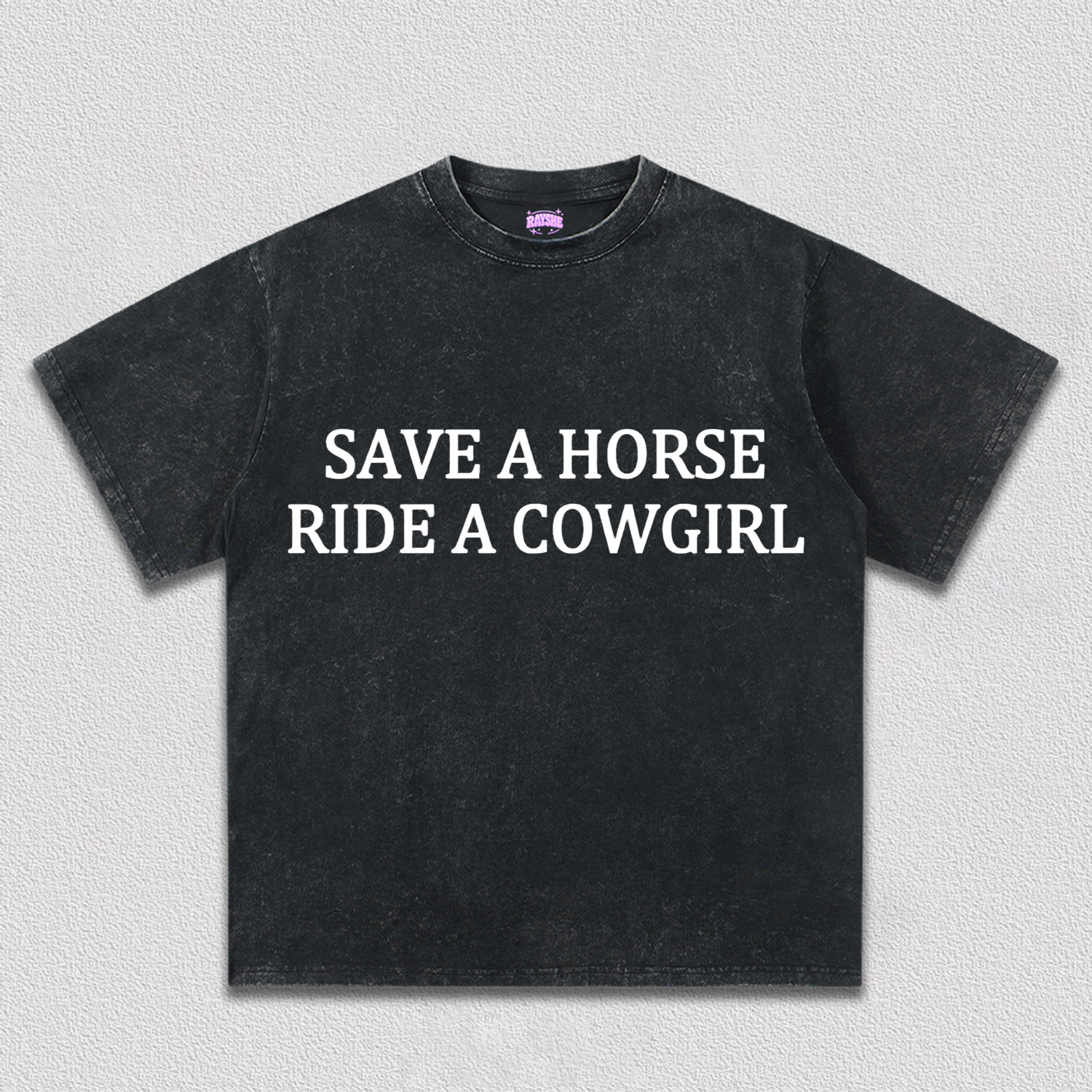 Save A Horse Ride A Cowgirl Y2K TEE