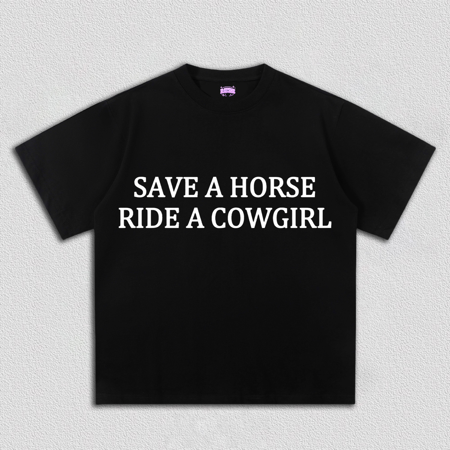 Save A Horse Ride A Cowgirl Y2K TEE