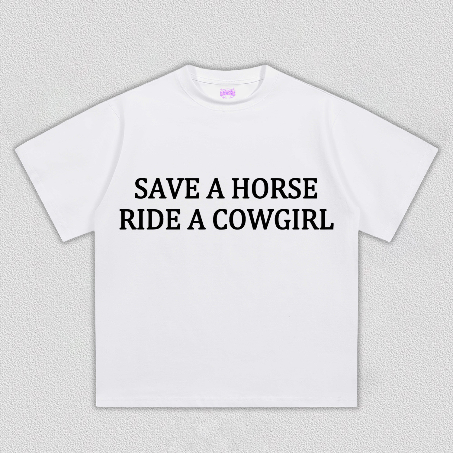 Save A Horse Ride A Cowgirl Y2K TEE