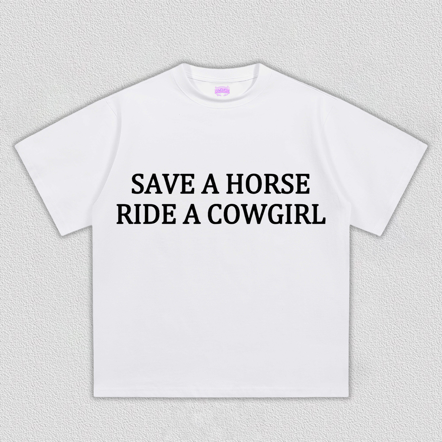 Save A Horse Ride A Cowgirl Y2K TEE