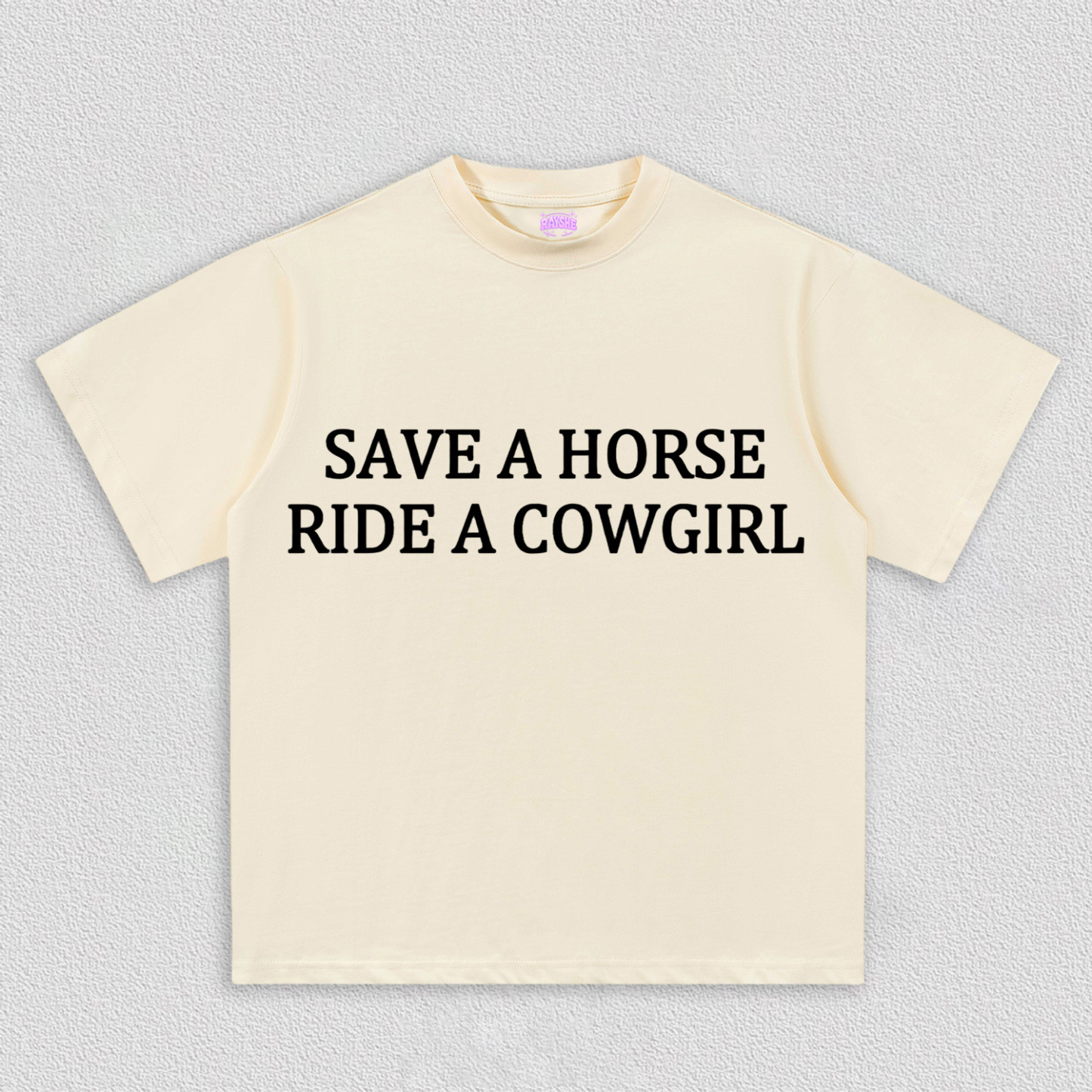Save A Horse Ride A Cowgirl Y2K TEE