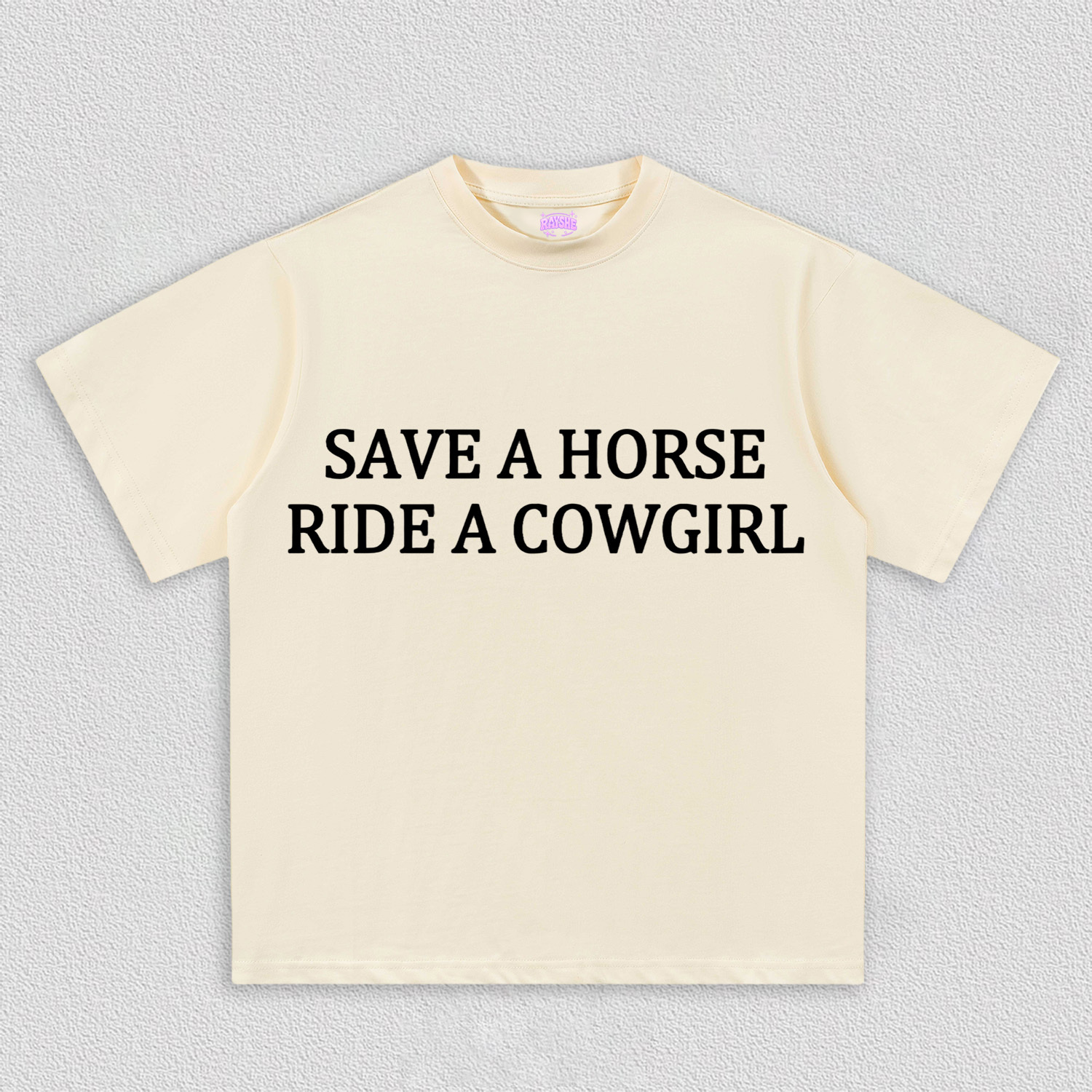 Save A Horse Ride A Cowgirl Y2K TEE