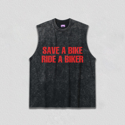 Save Bike Ride Biker Y2K TEE