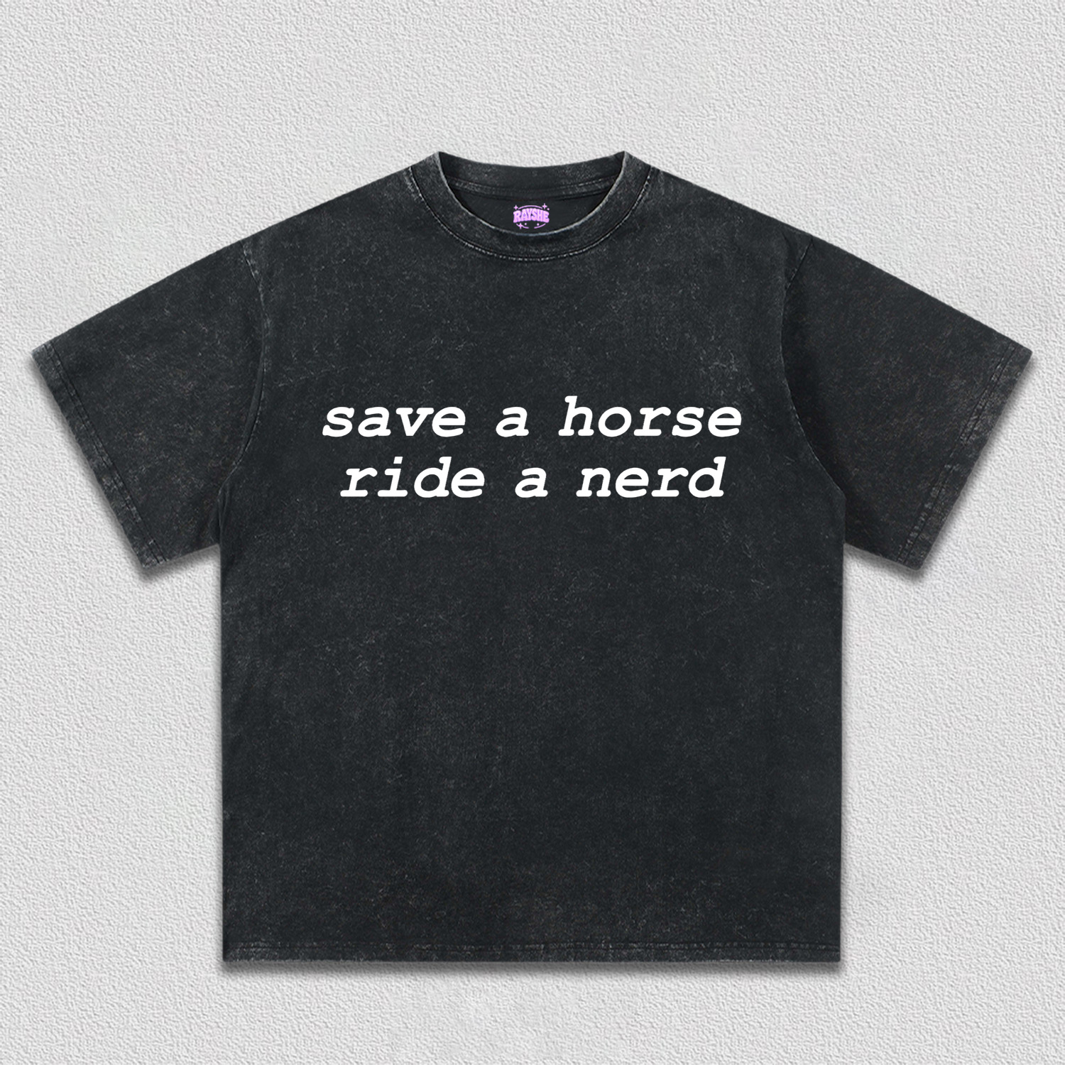 Save Horse Ride Nerd Y2K TEE
