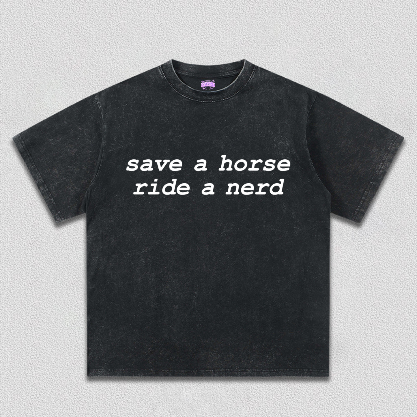 Save Horse Ride Nerd Y2K TEE