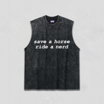 Save Horse Ride Nerd Y2K TEE