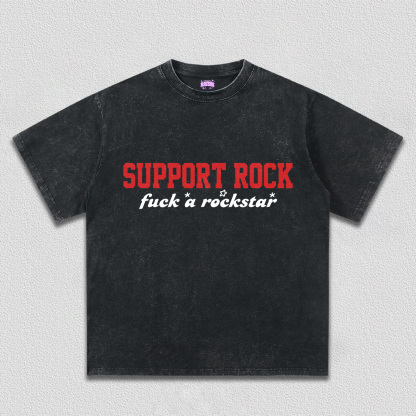 Support Rock Y2K Baby TEE