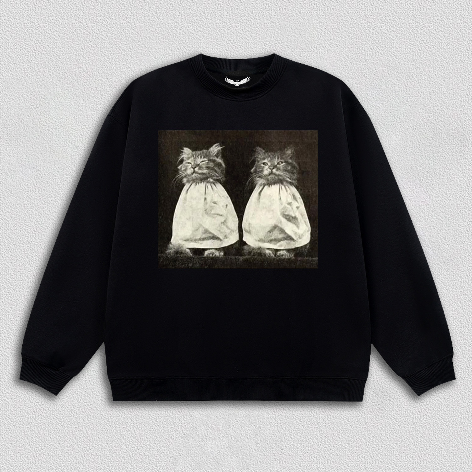 Vintage Quiet Moment of Twin Cats T-Shirt