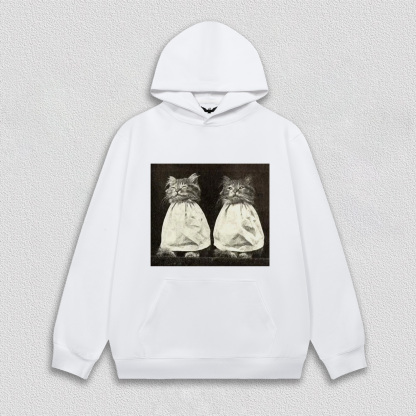 Vintage Quiet Moment of Twin Cats T-Shirt