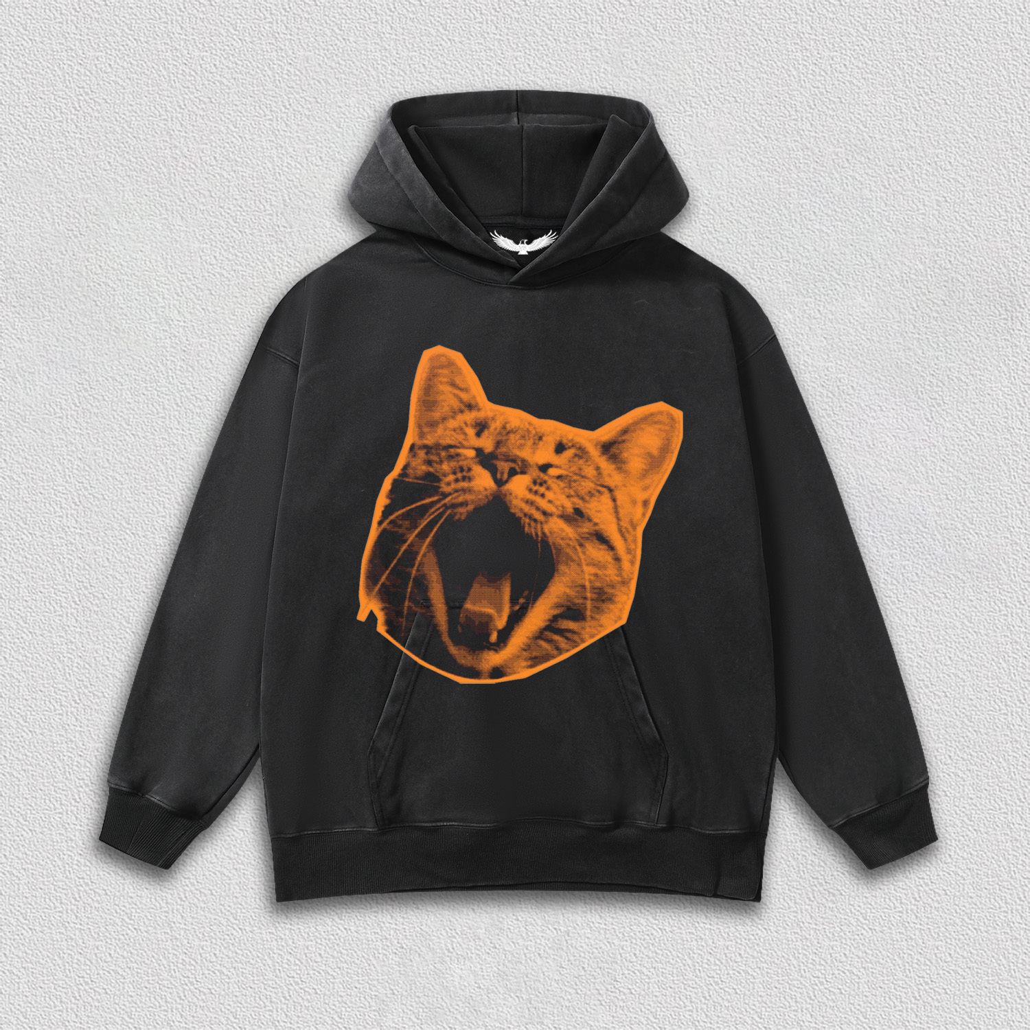 Yawning Orange Cat T-Shirt