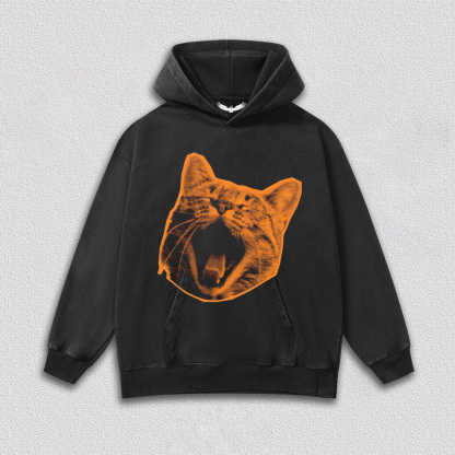 Yawning Orange Cat T-Shirt