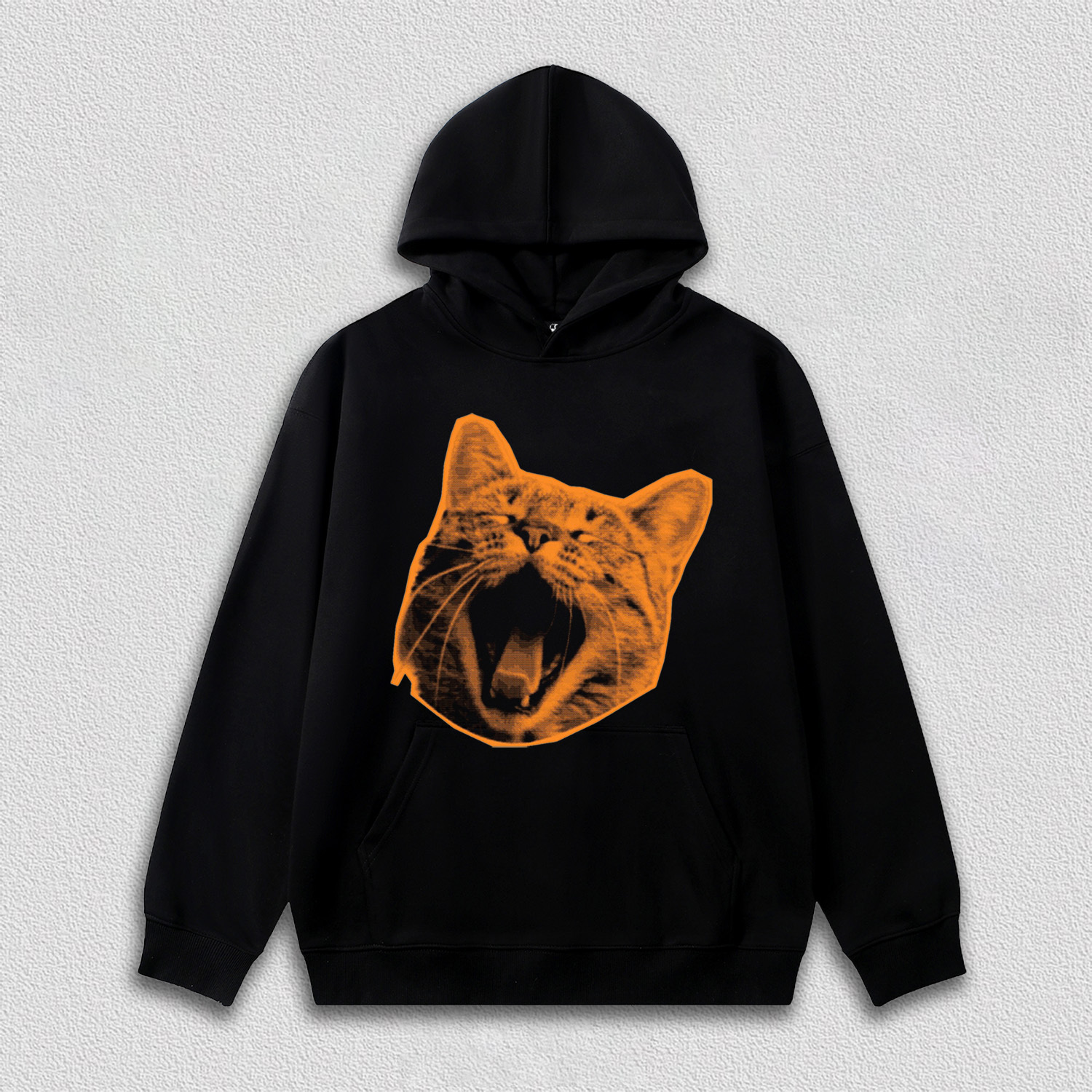 Yawning Orange Cat T-Shirt